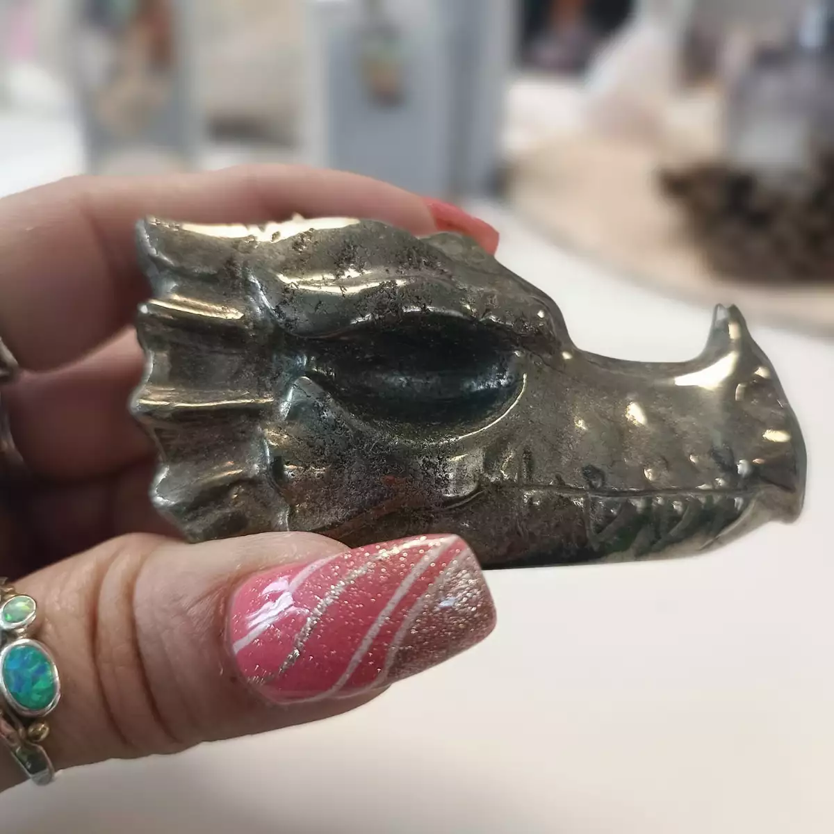 Tête de Dragon Pyrite