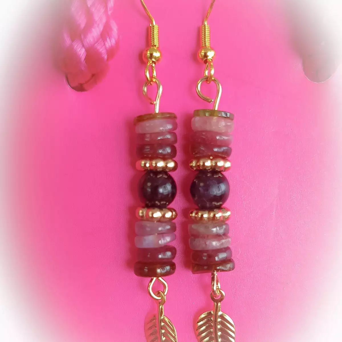 Boucles d'oreilles Tourmaline